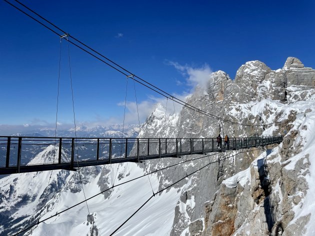 Op grote hoogte: de Dachtsein Suspension Bridge
