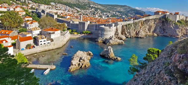 Uitzicht over de stad Dubrovnik