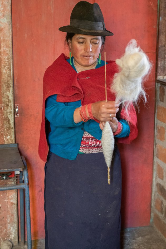 Ecuadoraanse dorpsvrouw Laura