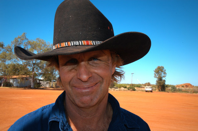 pompbediende in de outback