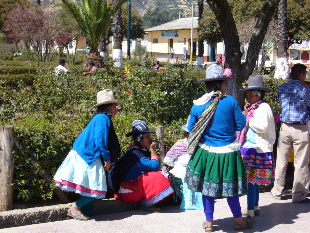 Klederdracht in de Andes