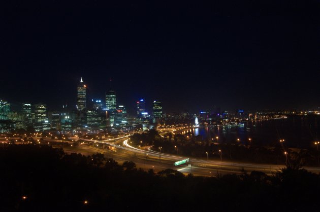 Perth skyline by night