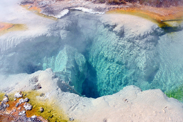 heet-water-bron in Yellowstone