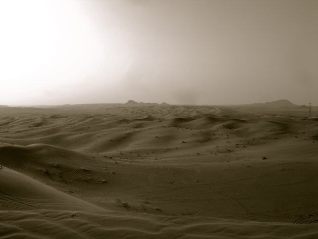 Zand duinen net buiten Riyadh