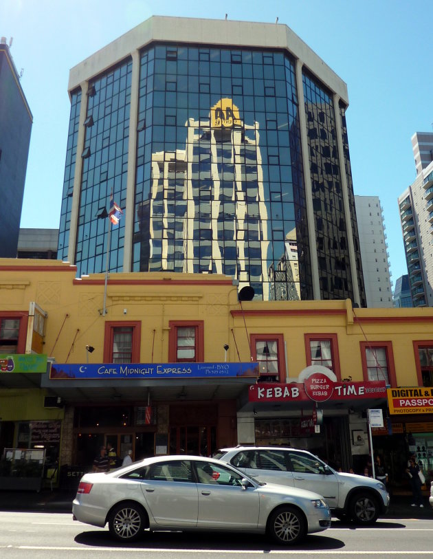 Straatbeeld Auckland