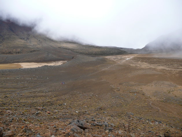 Maanlandschap in Tongariro NP