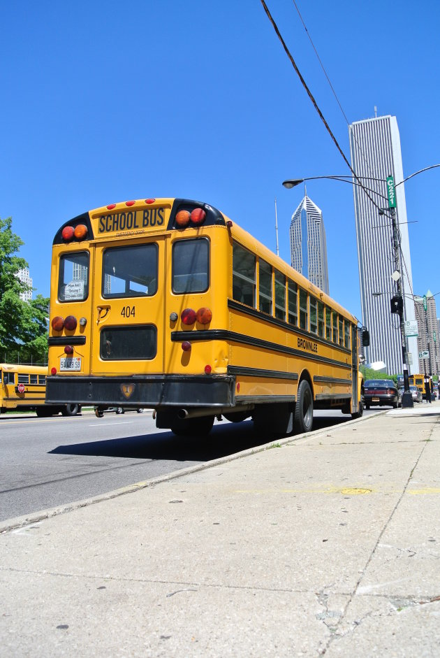 Schoolbus in Chicago