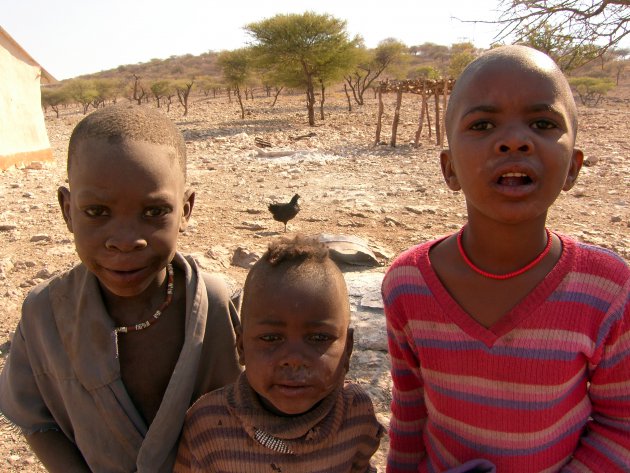 Himba's: Kaokoveld, tussen Opuwo en Sesfontein