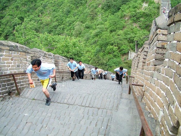 Rennen op de Chinese Muur