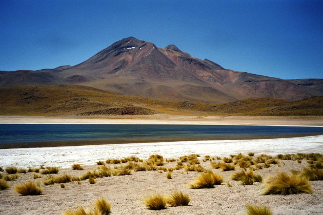 Vulkaan in de Atacama woestijn in Noord Chili