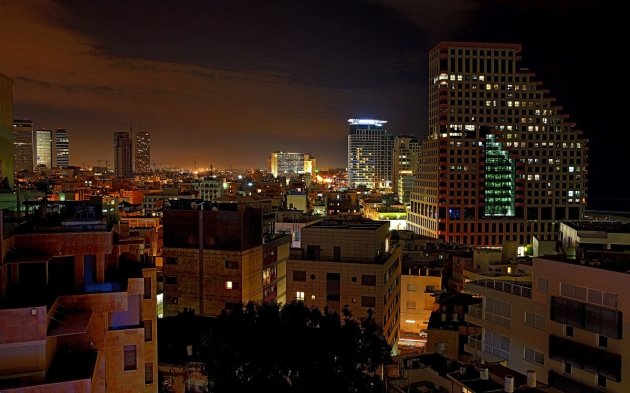 Nachtelijk Tel Aviv