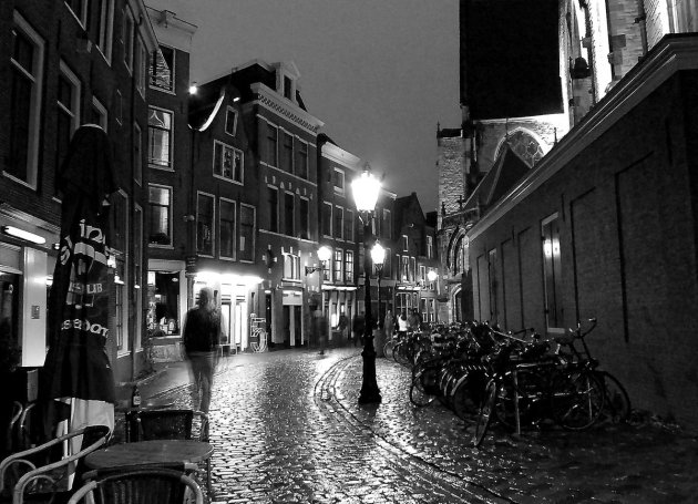 Rainy night in Amsterdam