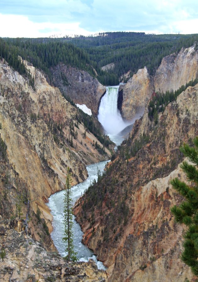 Upper and lower falls