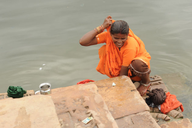 wasbeurt aan de ghats