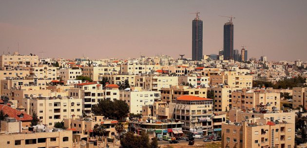 Veranderde Skyline van Amman