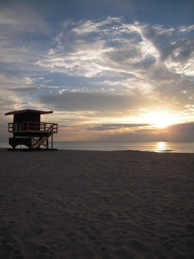 Sunrise op Miami Beach 