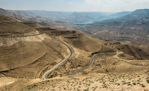 Uitzicht over Wadi Mujib