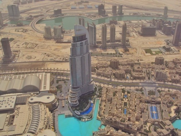 Uitzicht over Dubai