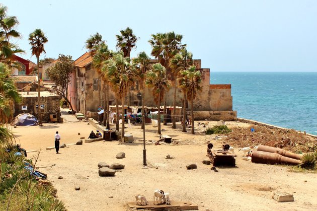 Straatbeeld Ile de Gorée