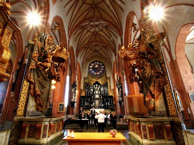 Kerkkoor in de Kathedraal van Stockholm