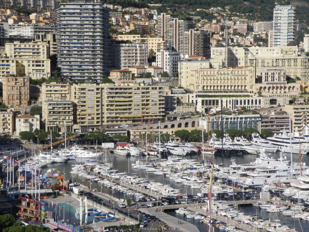 De haven van Monaco