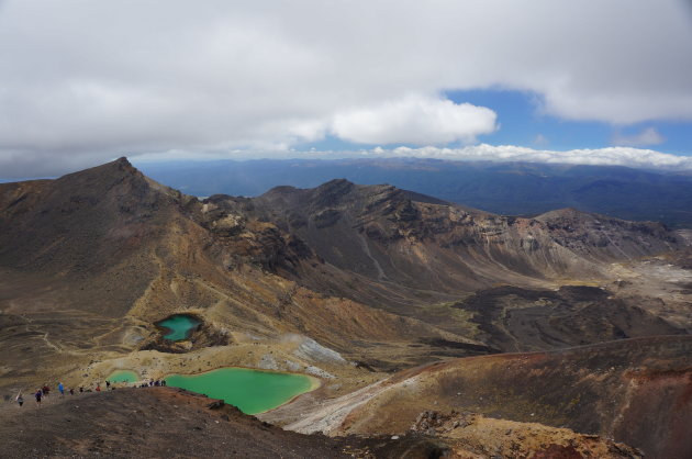 Een spectaculaire wandeltocht tussen de vulkanen van Nieuw-Zeeland