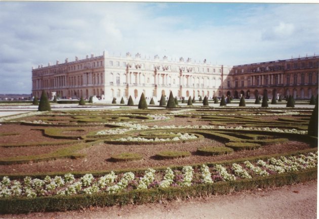 In de tuin van het kasteel van Versailles