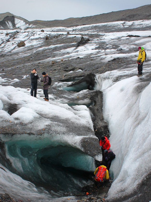 Gletsjerwandelen bij Skaftafell NP