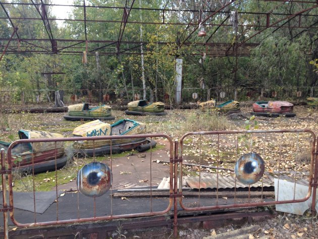 Verlaten kermis in Pripyat