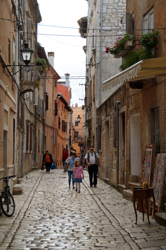De smalle straatjes van Rovinj