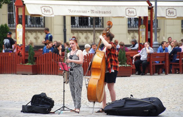 Muziek op het plein