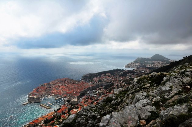 Zicht op Dubrovnik