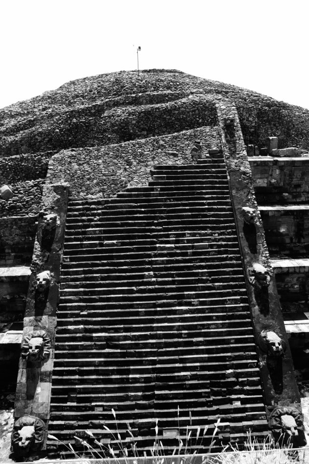Ruïne bij Teotihuacan