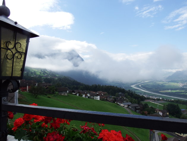 Triesenberg - Liechtenstein - tussen de wolken
