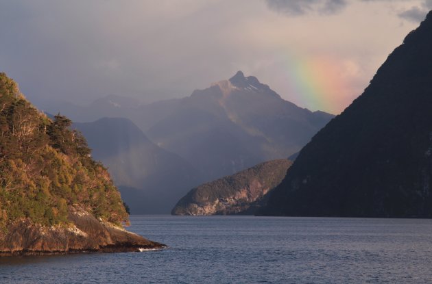 Rainbow over Doubtful Sound