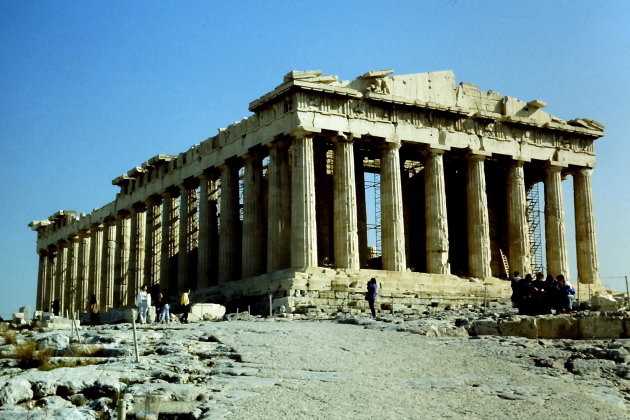 Het oude Parthenon
