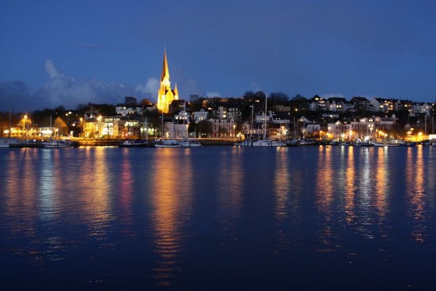 Flensburg by night