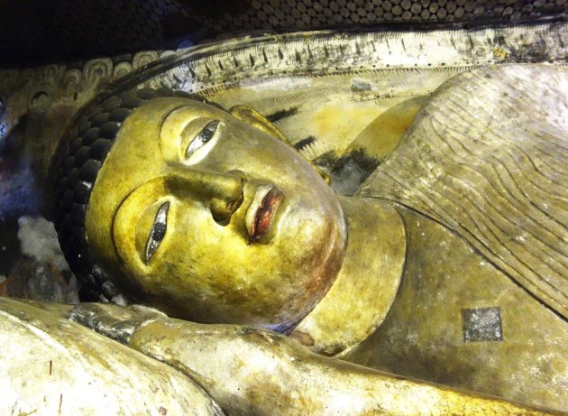 Liggende Boeddha in Dambulla