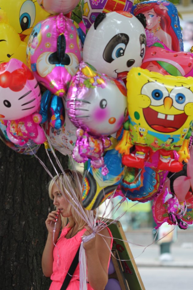Ballonnen verkoop in Lviv