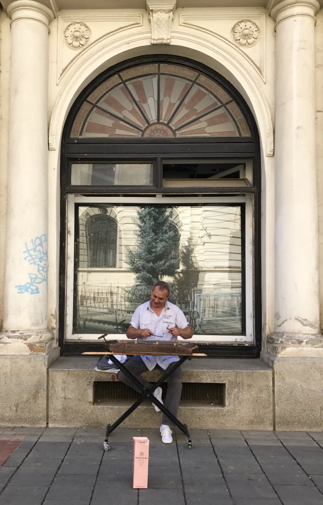 Straatmuzikant in Boekarest
