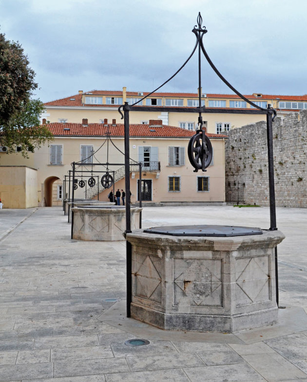Oude waterputten in Zadar