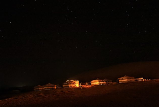 Wahibi Sands by night