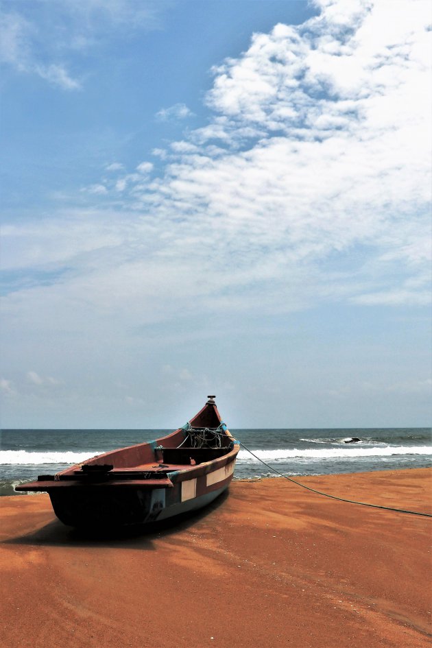 stilleven aan de kust in Mamallapuram