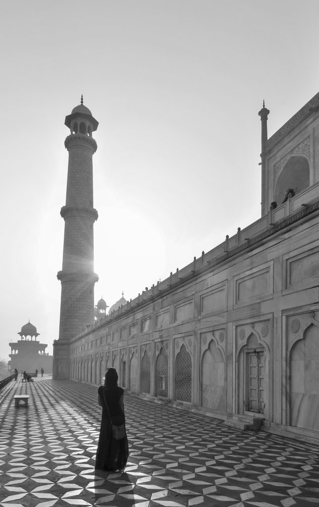 Rust bij de Taj Mahal