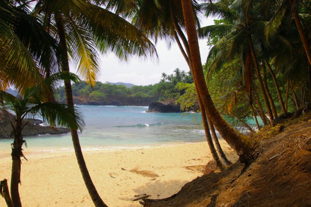 de verlaten stranden van Sao Tomé