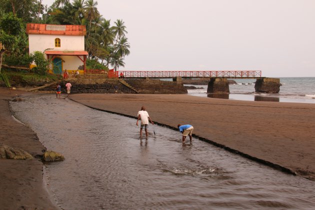 bijzonder strand op Sao Tomé